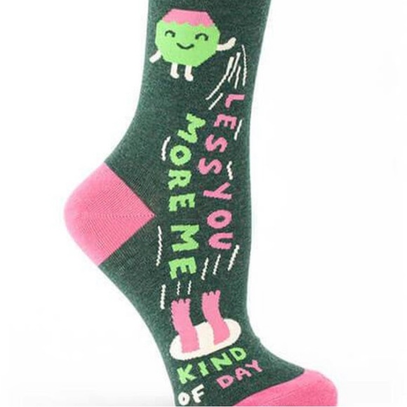 NWT "Less You, More Me Kind Of Day" Socks - Picture 5 of 7